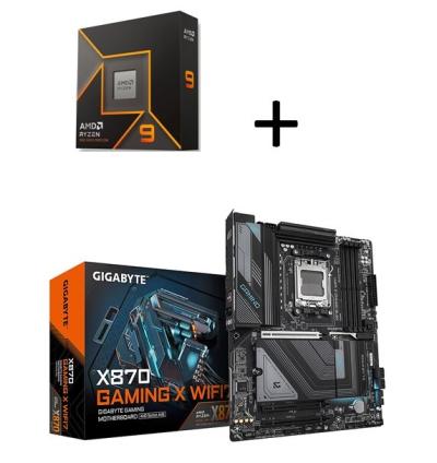 KIT UPGRADE RYZEN 9 9900X3D + CARTE MERE GIGABYTE X870 GAMING X WIFI 7