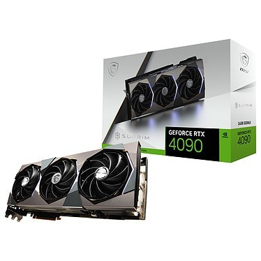 Asus ROG Strix GeForce RTX 4090 24GB GDDR6X Blanc Edit. - Carte graphique