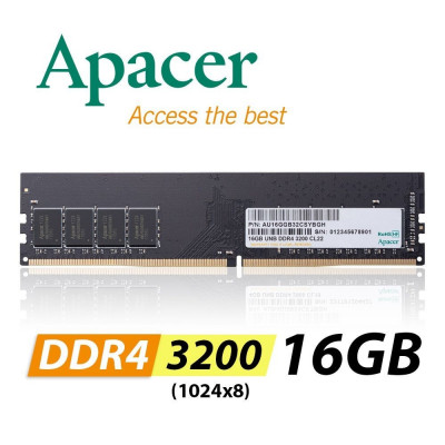 MEMOIRE DDR4 APACER 16G 3200 DESKTOP