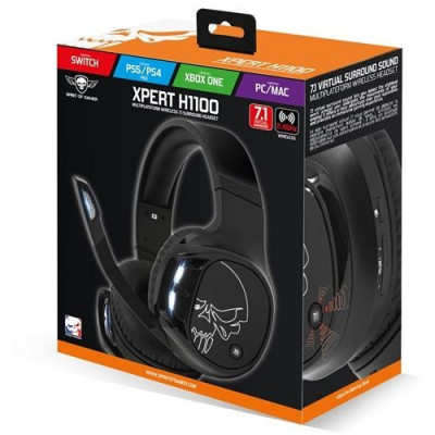 CASQUE SPIRIT OF GAMER XPERT H1100 7.1 2.4GHz WIRELESS SWITCH PS4 XBOX ONE PC/MA