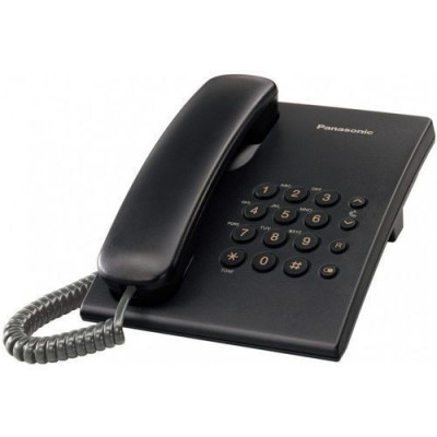 TELEPHONE FIXE PANASONIC KX-TS500MX BLACK TELEPHONE FIXE PANASONIC KX-TS500MX BLACK