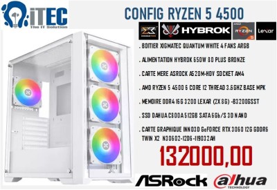 CONFIG RYZEN 5 4500 A520 16G SSD 512 3060 12G