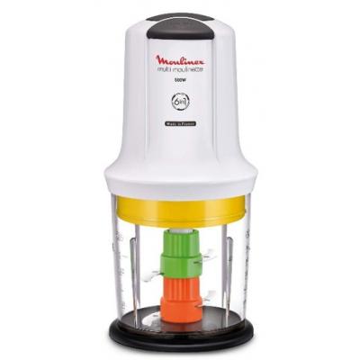 MINI HACHOIR MOULINEX MULTIMOULINETTE 6EN1 500W BLANC AT723110