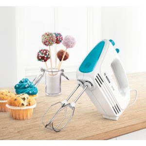 BATTEUR BOSCH 375W BLANC TURQUOISE MFQ2210D