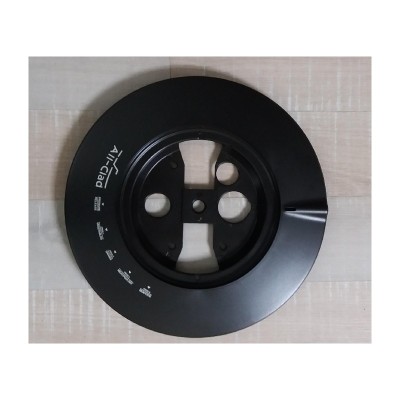 FLASQUE COUVERCLE NOIR COCOTTE CLIPSO  SS-981378