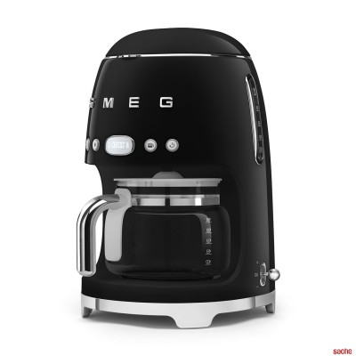 CAFETIERE A FILTRE SMEG 1050W NOIR DCF02BLEU