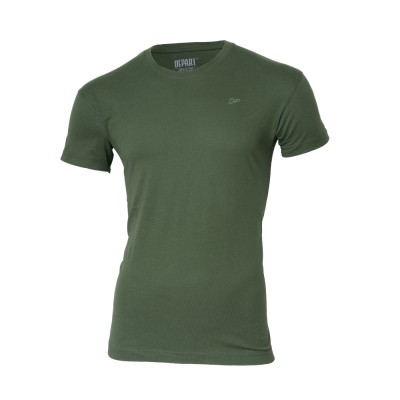 T-SHIRT HOMME DEPART  VERT 100% COTON SIMPLE