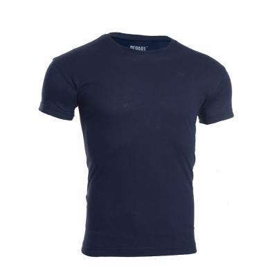 T-SHIRT HOMME DEPART  BLEU MARINE 100% COTON SIMPLE