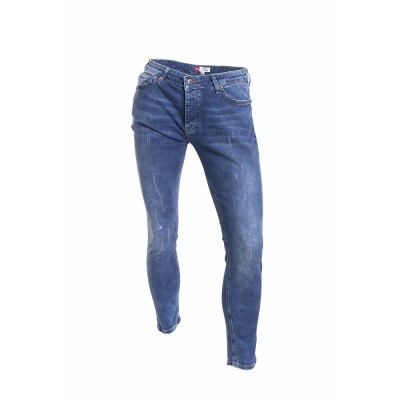 PANTALON JEAN HOMME DEPART SKINNY BLEU