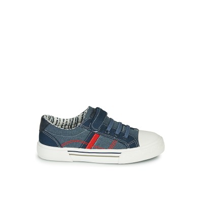 BASKETS ANDRÉ JUNIOR ALAN DENIM BLEU