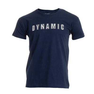 T-SHIRT HOMME DEPART  BLEU MARINE 100% COTON PRINT