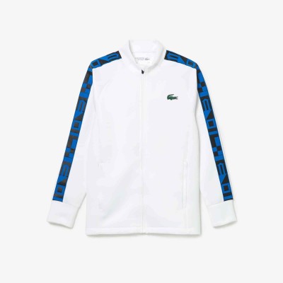 بدلات-رياضية-sweatshirt-zippe-homme-tennis-lacoste-sport-avec-bandes-imprimees-شراقة-الجزائر