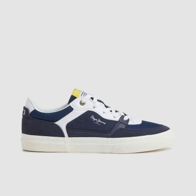 أحذية-رياضية-pepe-jeans-baquette-homme-bleu-nuit-kenton-master-mesh-شراقة-الجزائر
