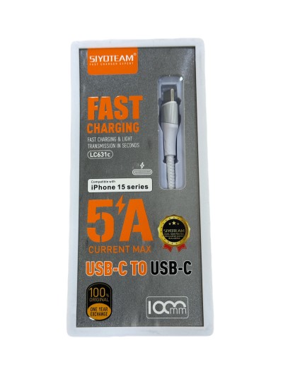 شواحن-وكابلات-fast-charging-data-cable-5a-usb-c-to-1m-العلمة-سطيف-الجزائر