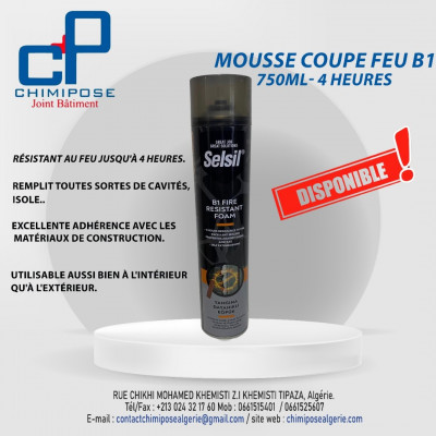 MOUSSE COUPE FEU B1 750ML- 4 HEURES SELSIL