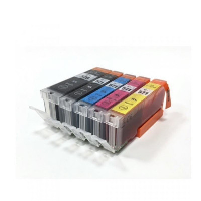 Pack de 5 Cartouches Compatible PGI-570 XL PGBK/ CLI-571 XL BK/C/Y/M pour CANON
