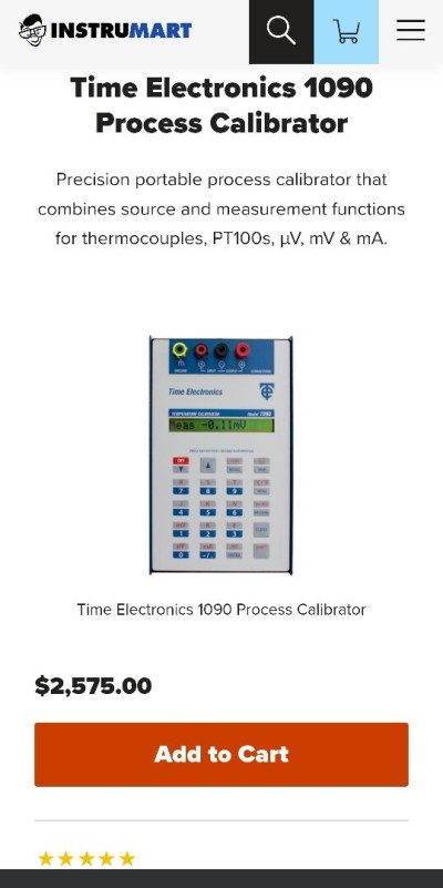 Testeur multifonction Industriel Time Electronics 1090 - Calibrateur de Processus Portable