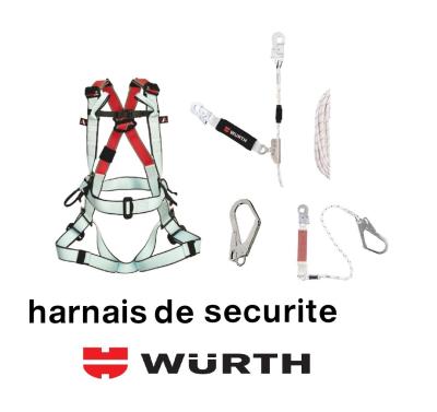 harnais de sécurité professionnel würth 100kg