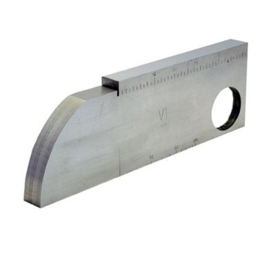 Cales d'étalonnage type ISO 2400 en acier, aluminium et inox