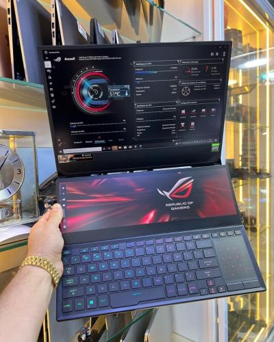 Asus ROG ZEPHYRUS DUO R9-5980HX 16GB/1024GB, Carte Graphique Nvidia RTX3060 6GB