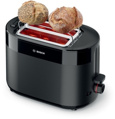 Bosch MyMoment TAT2M123  Grille Pain - 950 W - Fonction décongélation et réchauffage - Noir