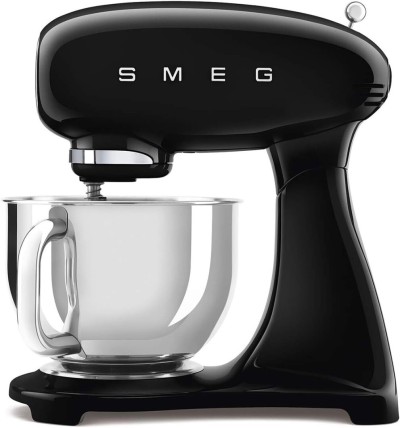 smeg Robot pâtissier, 10 Niveaux de Vitesse, Bol 4,8 L, 800W - SMF03BLEU