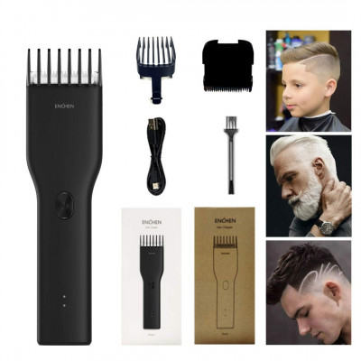 XIAOMI tondeuse à cheveux Enchen Boost USB charge rapide ماكينة قص الشعر الكهربائية سريعة الشحن
