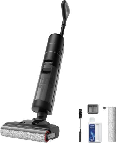 DREAME H12 Pro Ultra Aspirateur Eau et poussière, Autonomie 35min, Aspiration 16 kPa, Brosse 2 Bords