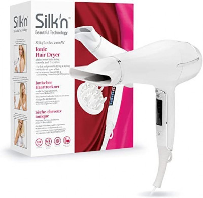 Sèche-Cheveux Ionique Silk'n SilkyLocks 2200W  Blanc