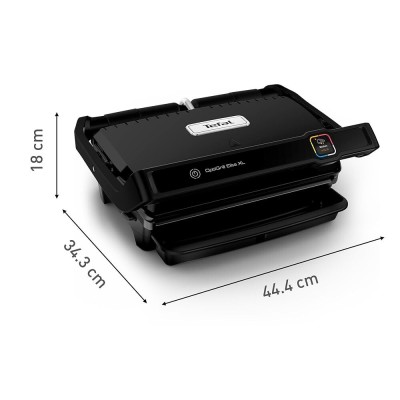  tefal Optigrill Elite XL, Panineuse Grill intelligent, 16 programmes- 8 personnes, GC760812-2200w