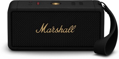 Marshall Middleton Haut-Parleur Bluetooth sans Fil 20+ Heures Lecture Portable Étanche IP67 Noir