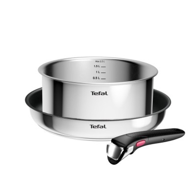 batterie de cuisine tefal Ingenio Emotion,2 pièces : une poêle de 24 cm et une de 28 cm - L881S304