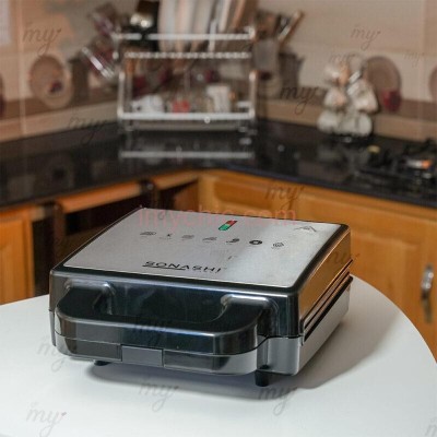 SONASHI Panineuse et gaufrier multi fonction 7en1 - 1400W - SSM-881
