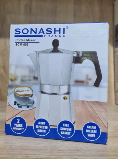 Mini Cafetière Espresso Capacité De 3 Tasses SONASHI SCM-003