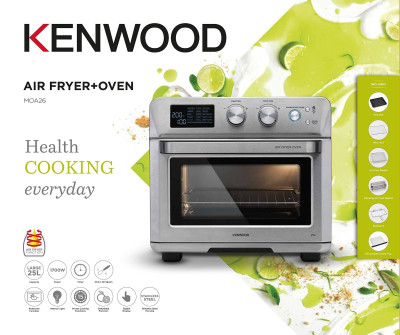 Friteuse à air + four Kenwood MOA26.600SS - Inox - 25L - 1700W
