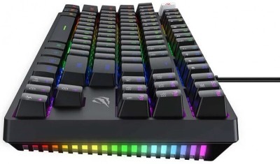 CLAVIER HAVIT KB890L MÉCANIQUE Commutateur bleu