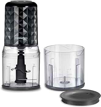 Kenwood Hachoir 400W  - 2 bols 800ml , 2 vitesses , lames inox ,fonction casse glaçons CHP40.500BK