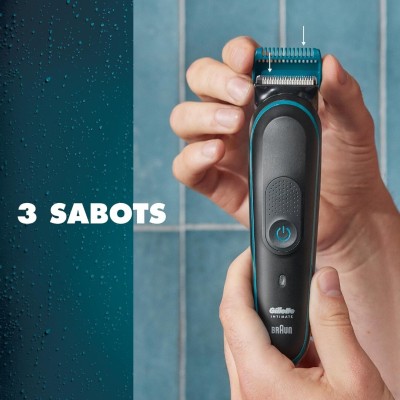 Gillette Intimate Tondeuse Intime Homme I5 Sans Fil Pour Utilisation Sur Peau Sèche Ou Humide