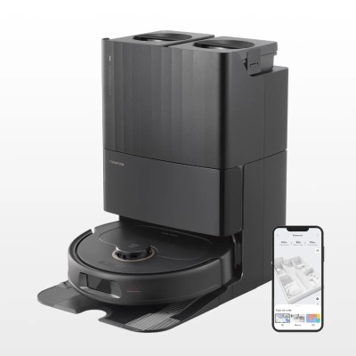 Robot aspirateur laveur avec station de vidange ROBOROCK qrevo plus - 7000pa - 90 min autonomie
