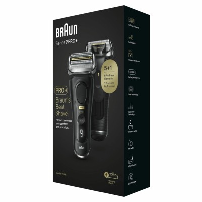 Braun Series 9 PRO+ , Rasoir Électrique Pour Homme, Base De Recharge, autonomie 60 min, 9510s noir