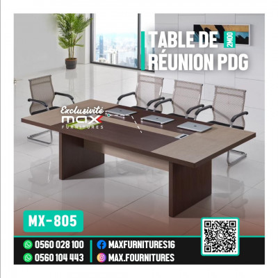 TABLE DE RÉUNION PDG - VIP - IMPORTATION - MX-805 - 2,00M - 3,00M