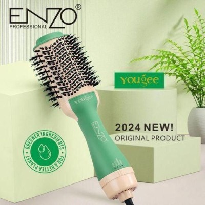 ENZO PROFESSIONAL Brosse chauffante Lissante One step En Céramique