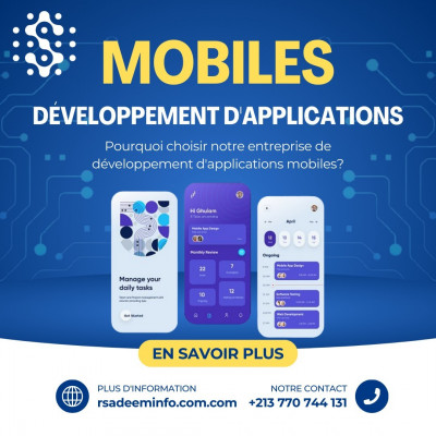 Pourquoi choisir notre entreprise de développement d'applications mobiles ?