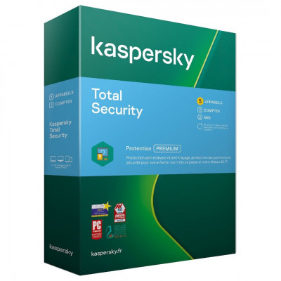 Kaspersky total sécurité clé une année un pc 