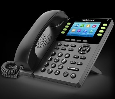 FLYINGVOICE - FIP14G (IPBX VOIP) IP PHONE ENTREPRISE écran couleur 3.5", WiFi - 8 Lignes SIP - PoE