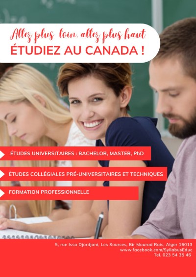 ÉTUDES UNIVERSITAIRES ET COLLÉGIALES AU CANADA : C'EST ICI, C'EST MAINTENANT !