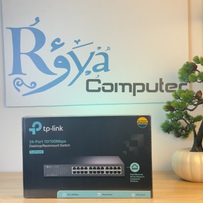 TP-LINK TL-SF1024D - SWITCH DESKTOP & RACKABLE 24 PORTS - 10/100 MBPS - FAST ETHERNET -PLUG & PLAY