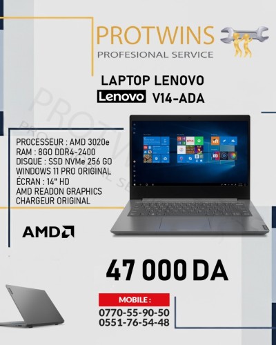 LAPTOP LENOVO V14-ADA 14 POUCES