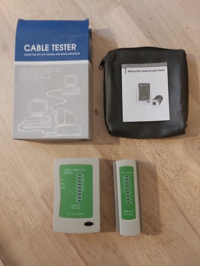 Testeur câbles RJ45/RJ12/RJ11