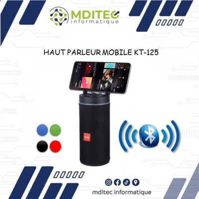 مكبر-صوت-baffle-bluetooth-kt125-mcouleur-avec-sup-mobile-المحمدية-الجزائر